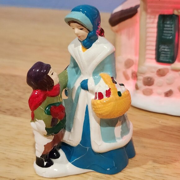 Christmas Valley Village Original Collector Series 1 994 Deluxe Lighted House - Picture 3 of 10